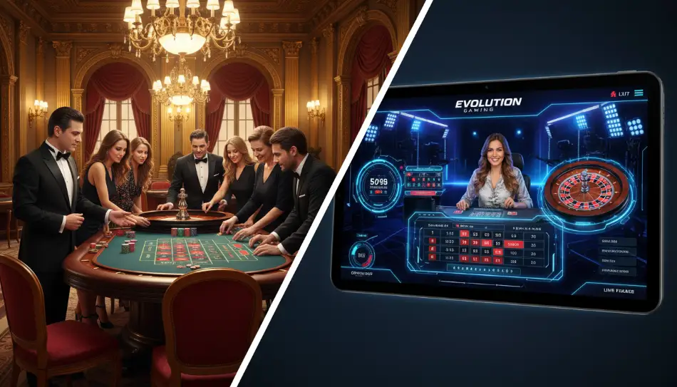 Ruleta Online en Vivo vs. la Tradicional
